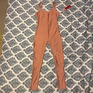 Pink Satin Romper